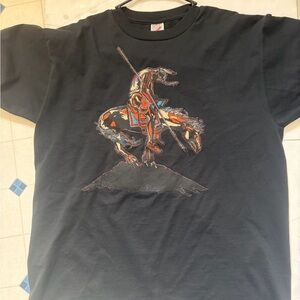 Vintage jerzees native American design black xl double sided made in USA